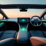 découvrez l'intérieur futuriste et technologiquement avancé de la dernière voiture électrique de xpeng. plongez dans un univers de confort et de performance, où chaque détail est conçu pour une expérience de conduite exceptionnelle.