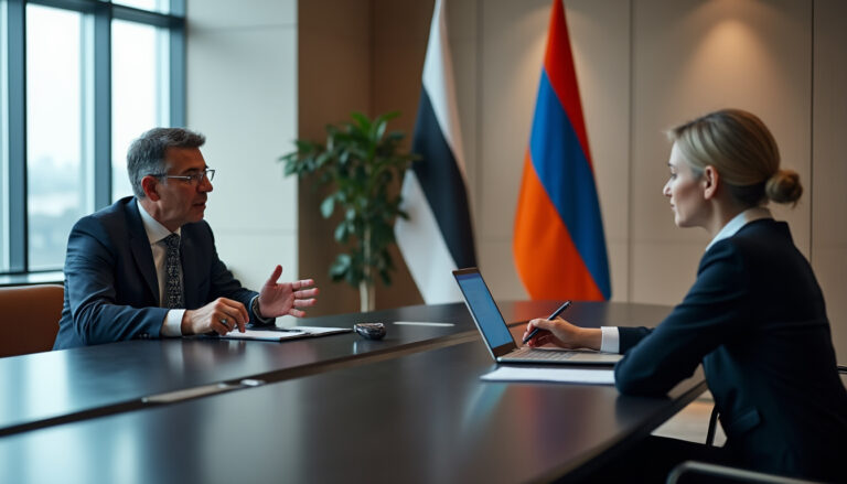 découvrez les détails de l'entretien entre le ministre arménien de l'industrie high-tech et son homologue estonien des affaires étrangères, un échange marquant pour renforcer la coopération technologique et diplomatique entre l'arménie et l'estonie.